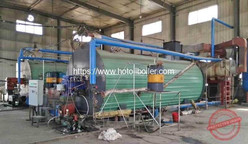 Gas-Diesel-Fired-Thermal-Fluid-Oil-Heater-Installation-Complete