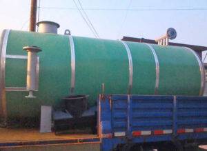 700KW Horizontal Natural Gas Fired Thermal Oil Boilers