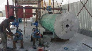 400000Kcal Diesel Oil Fired Thermal Oil Boiler Installation in Bahrain