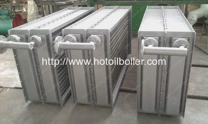 Air to sales oil heat exchanger