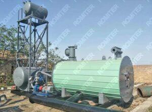 700KW Horizontal Natural Gas Fired Thermal Oil Boilers