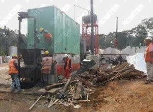 Chain Type Biomass Wood Chip Fired Thermal Fluid Oil Heater for Africa Customer