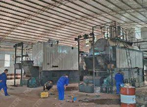 Chain Type Biomass Fuel Thermal Oil Heater and Steam Boiler for Laos Customer