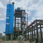 Vertical Gas Fuel Thermal Oil Heater Installation in Russia