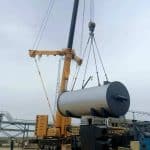 Gas Fuel Thermal Fluid Oil Heater Installation in Egypt