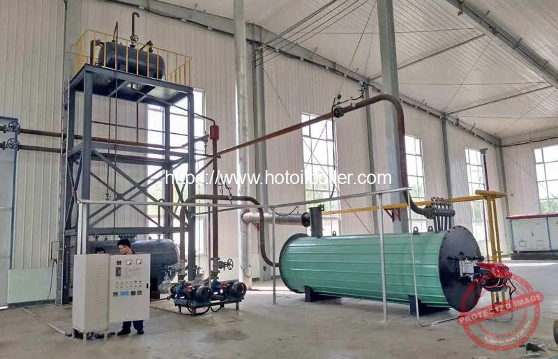 High Temperature Natural Gas Thermal Oil Heater for Indonesia Customer